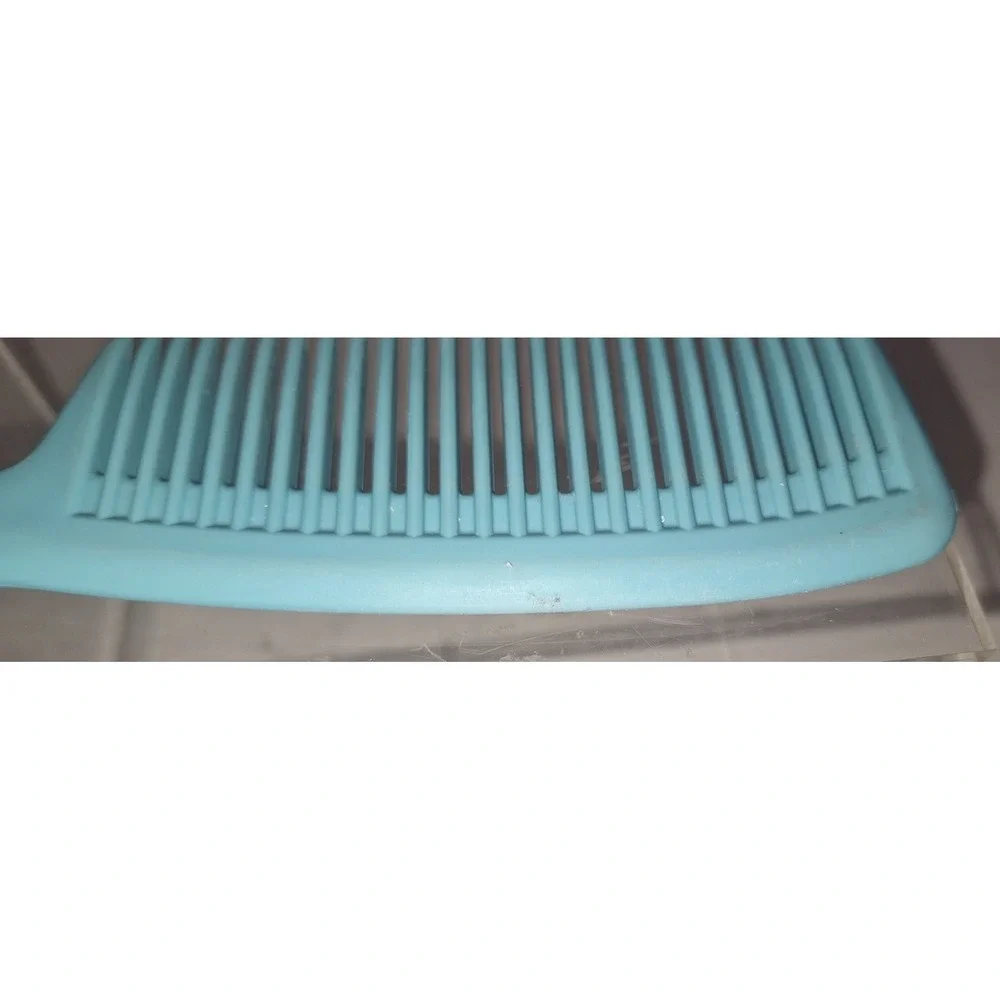 Vtg 70s Avon Seahorse Aqua Blue Detangling Comb